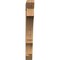 Ekena Millwork Balboa Slat Rough Sawn Bracket, Western Red Cedar, 4"W x 30"D x 34"H BKT04X30X34BOA06RWR - alternate 2